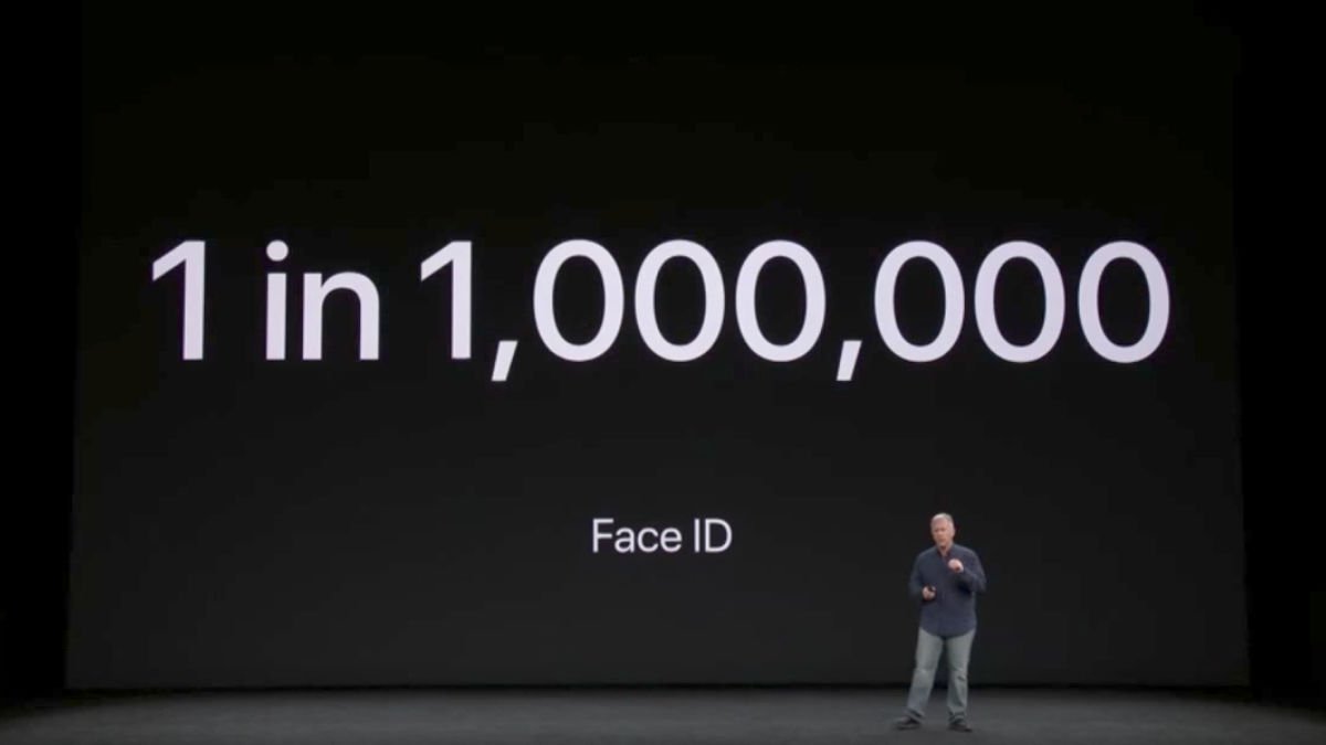 Touch ID, according to Apple, was 1 in 50,000