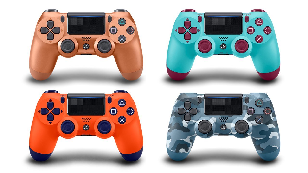 Four Colorful New Ps4 Controllers Are Coming Soon Gameland Nl Headliners