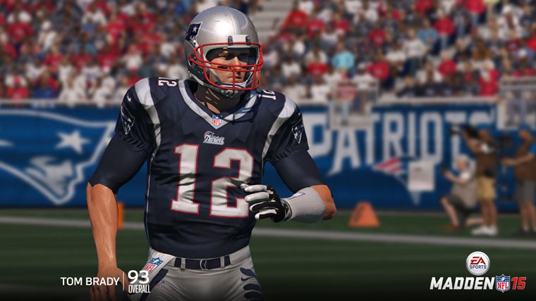 How did EA sports do rating the Patriots players in terms of