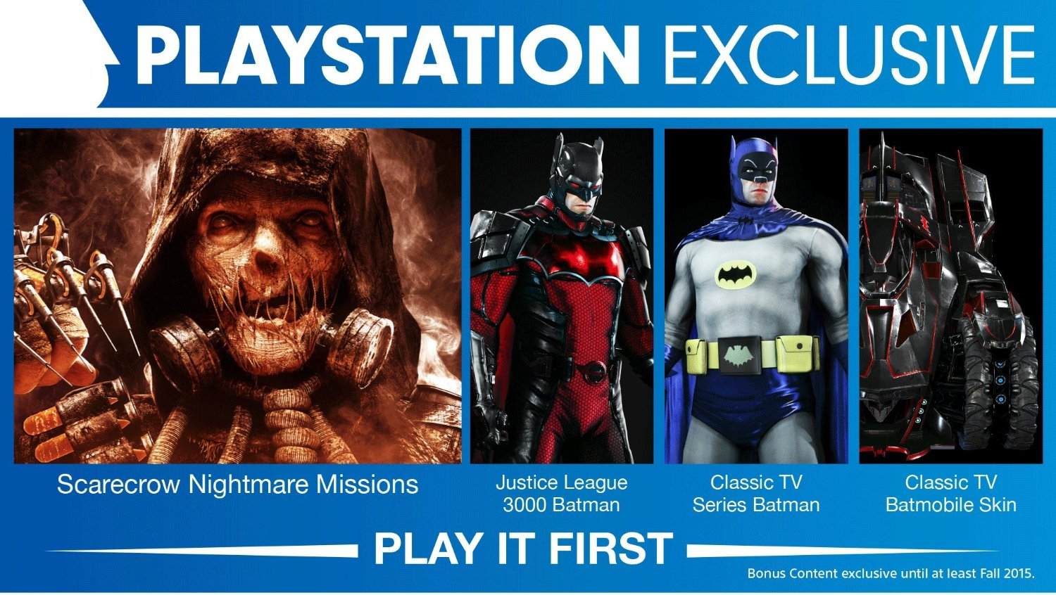 Arkham Knight's PS4-Exclusive Content Not Exclusive Forever - GameSpot