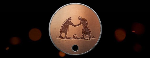 The Holiday Truce dog tag