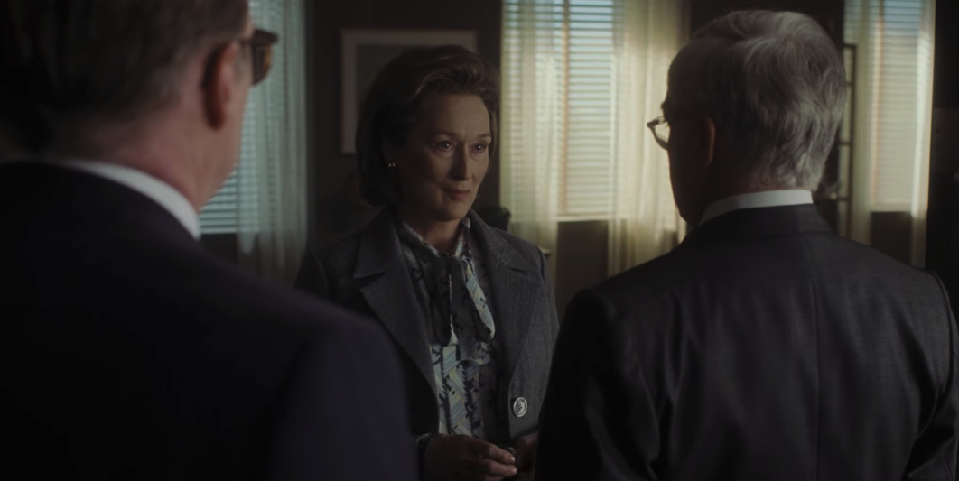 Streep in Spielberg's The Post