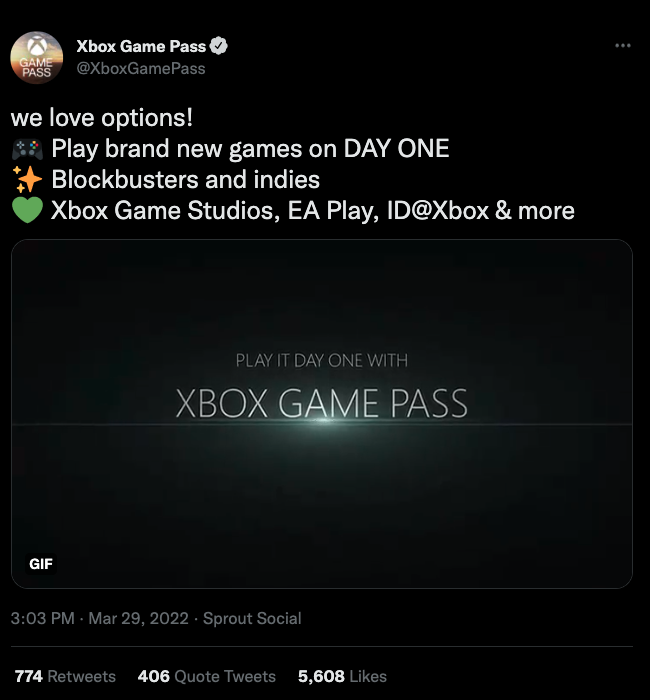 Xbox Reminds Everyone Game Pass Comes With Day One Releases In Wake Of  PlayStation Plus Reveal - GameSpot