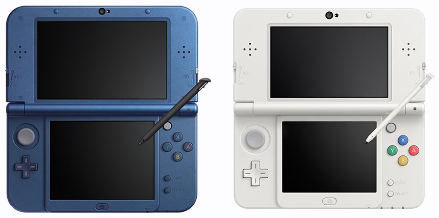 The New 3DS (right) and New 3DS XL