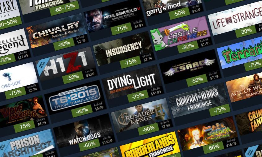 Deals from a previous Steam sale