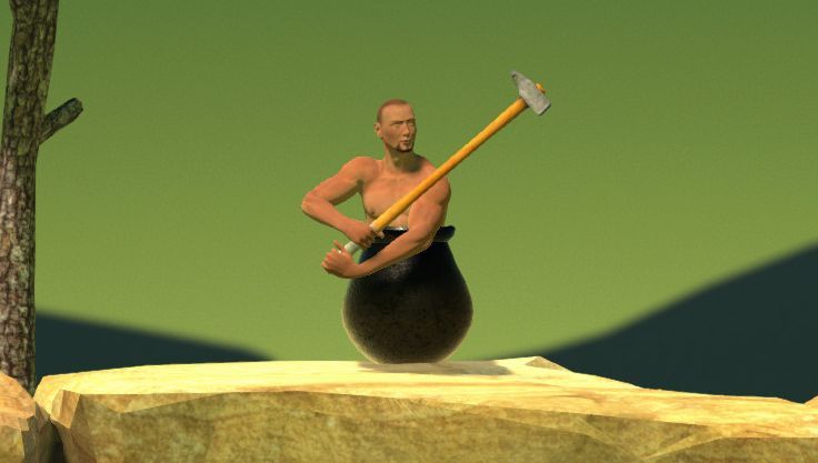 Naked Man In A Pot Climbs Mountain With Sledgehammer In What Might Be  2017's Weirdest Game - GameSpot