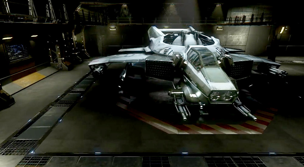 The first piece of Star Citizen was released last year, allowing backers to interact with a highly detailed starship.