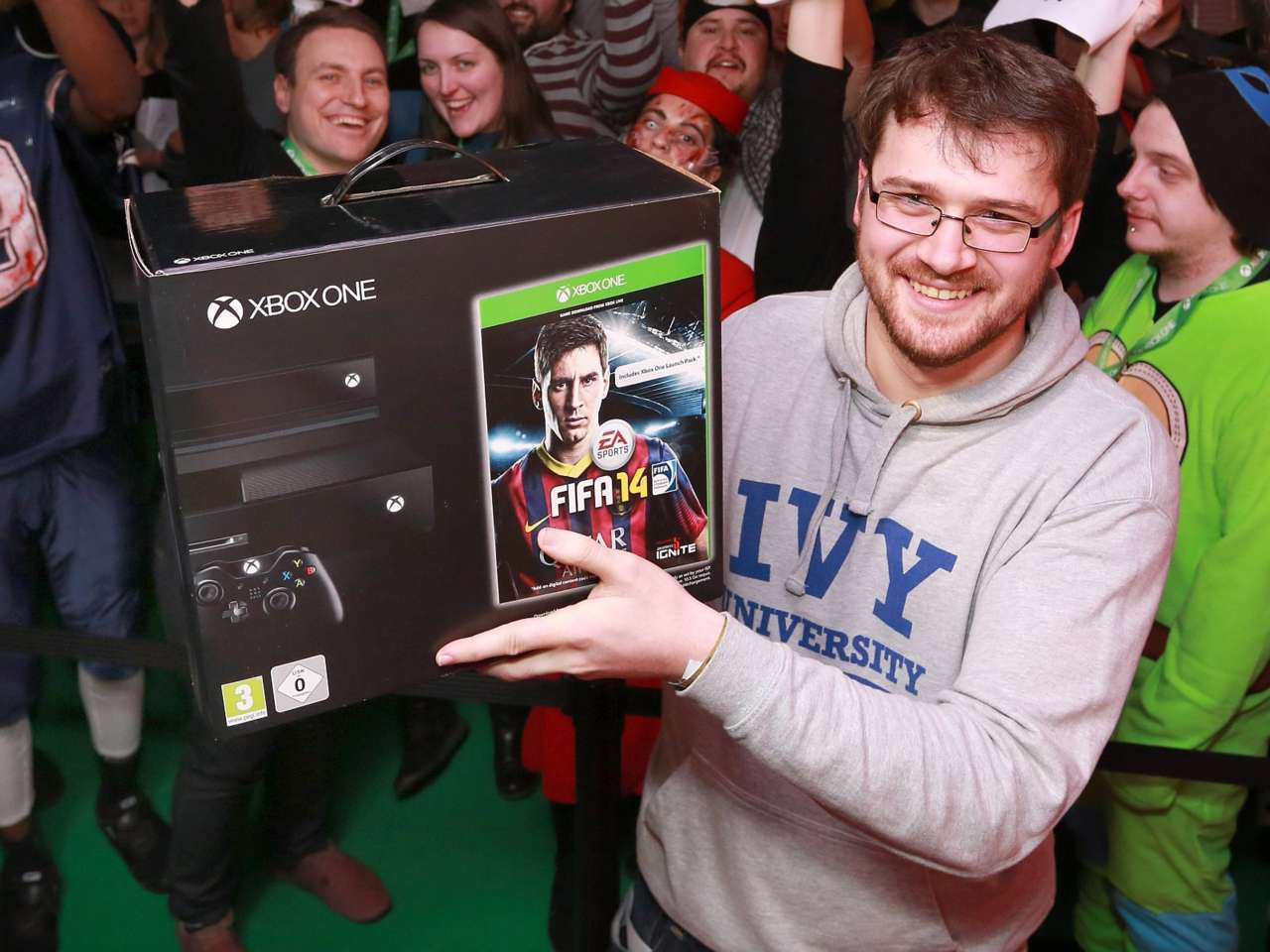 Charlie Pulbrook was the UK's first Xbox One owner. He spent £429.99 and only got a copy of FIFA 14.