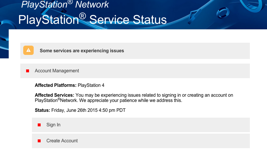PSN Experiencing Issues [UPDATED: FIXED] - GameSpot