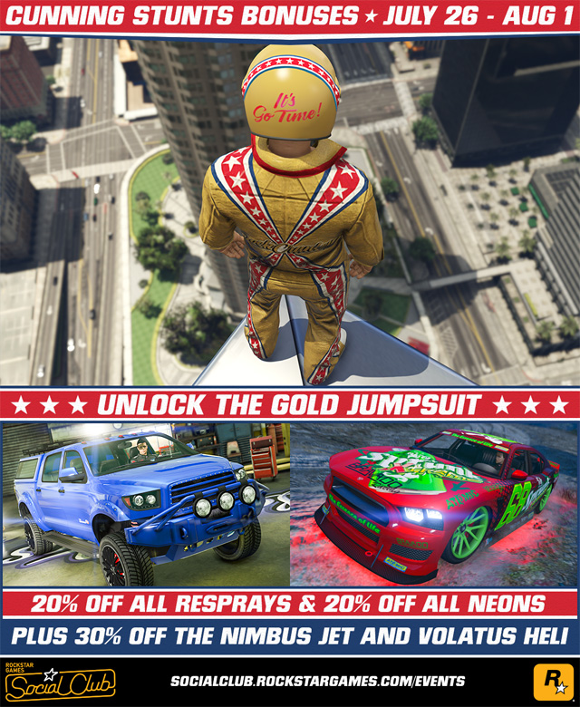 Introducing New GTA Online Stunt Races - Rockstar Games