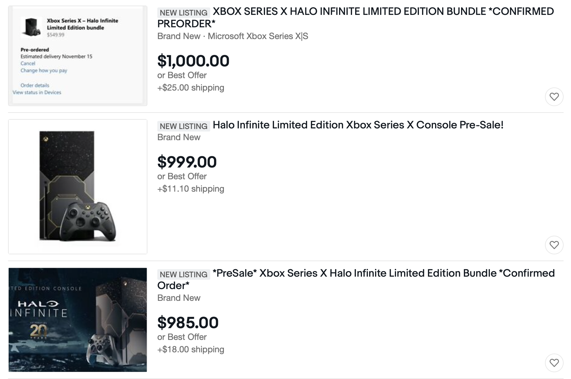 Microsoft Xbox Series X Console Halo Infinite Limited Edition Bundle