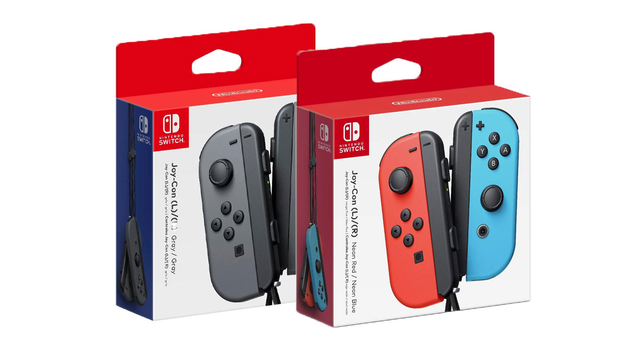 Nintendo Switch Joy-Con Neon Red/Blue or Gray for $53.60 each