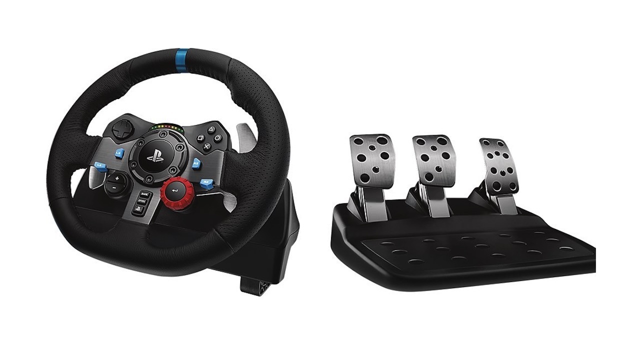 Logitech G29 Driving Force racing wheel (PS4/PC) for $200