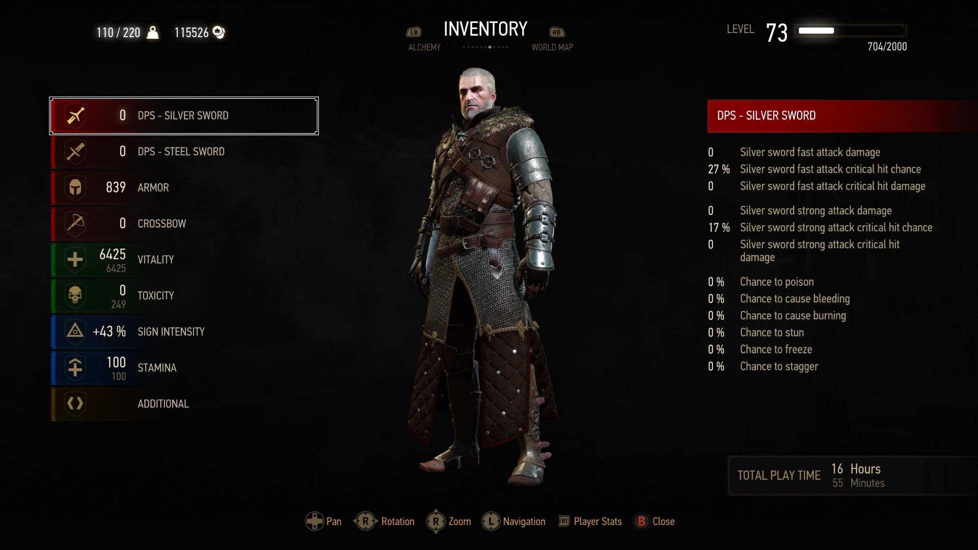The witcher 3 witcher gear levels фото 74