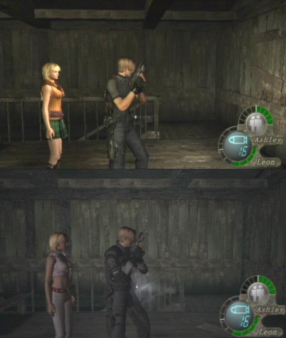 Top image is GC RE4