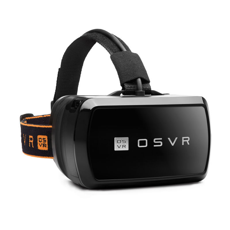 The OSVR headset developed by Razer and Sensics.