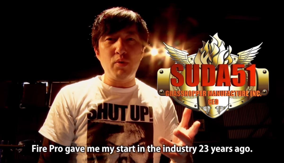 Suda helped promote Fire Pro Wrestling World before it launched in 2017, but now he's actively developing the DLC.