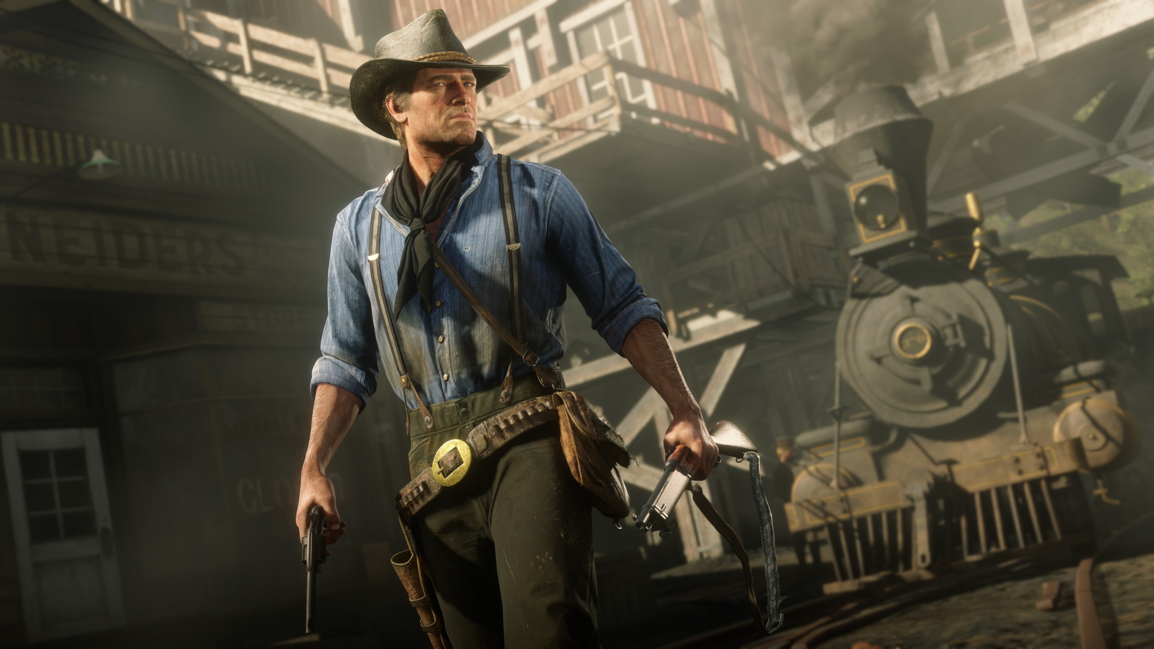 The graphics settings in Red Dead Redemption 2 on PC and PS4 - the best  options