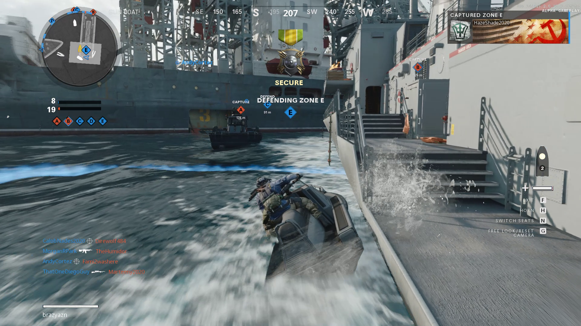 Getting between capture points efficiently in Armada will require using sea vehicles and ziplines.