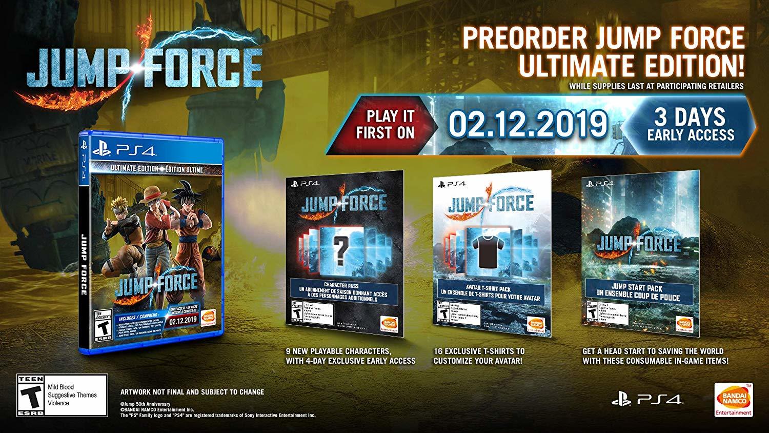 Ps4 ultimate edition. Jump Force Ultimate Edition. Jump Force ps4. Jump Force на ПС 4. Jump Force коллекционка.