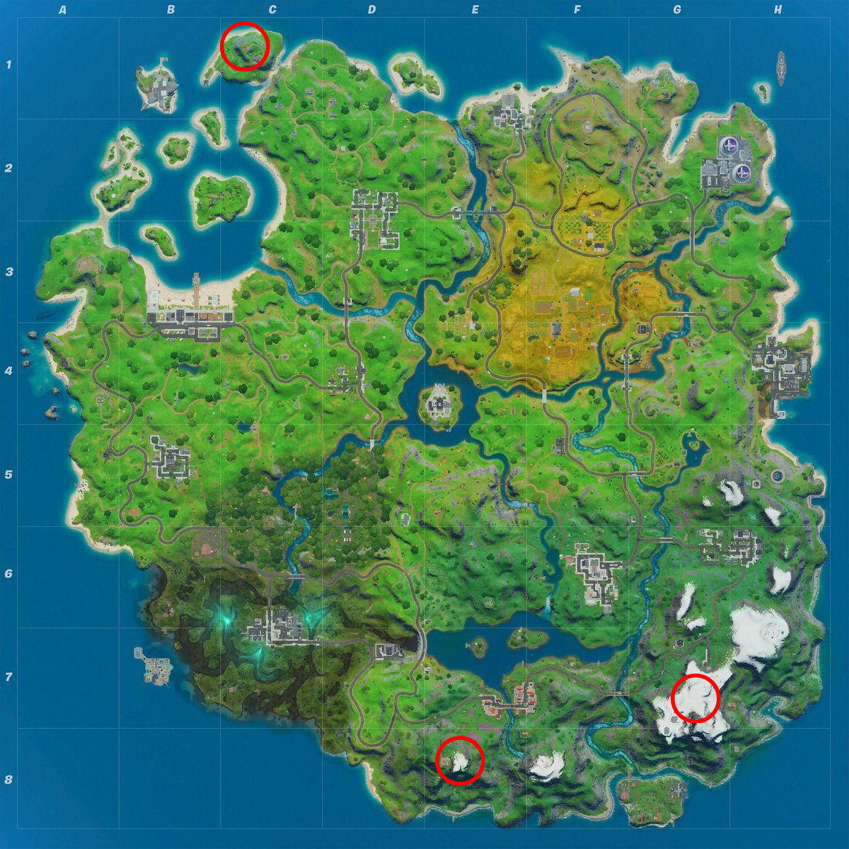 Lockie's Lighthouse, Apres Ski, and Mount Kay locations map