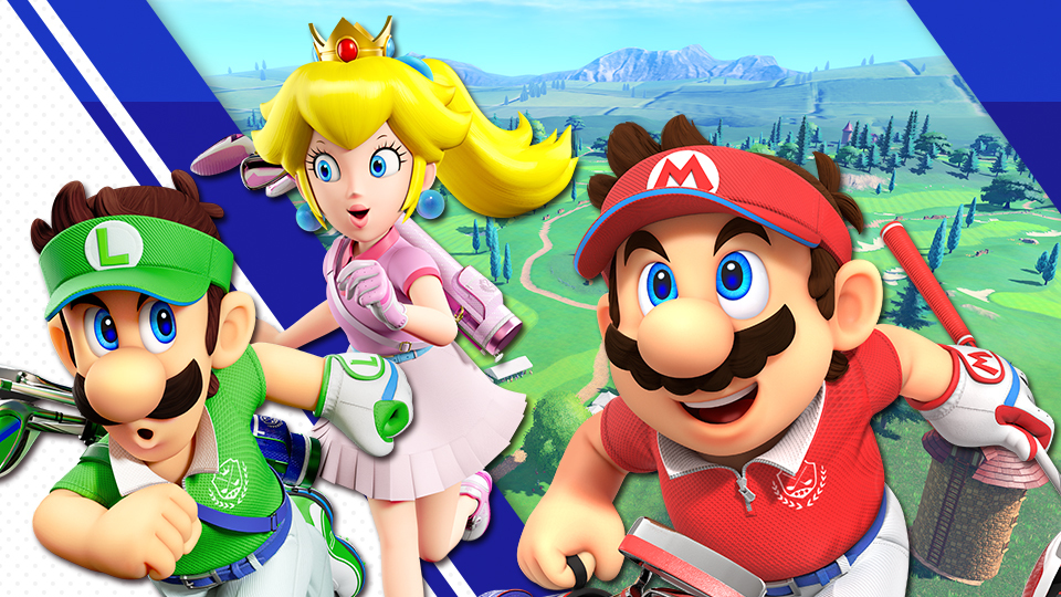The three new Mario Golf: Super Rush Spirits