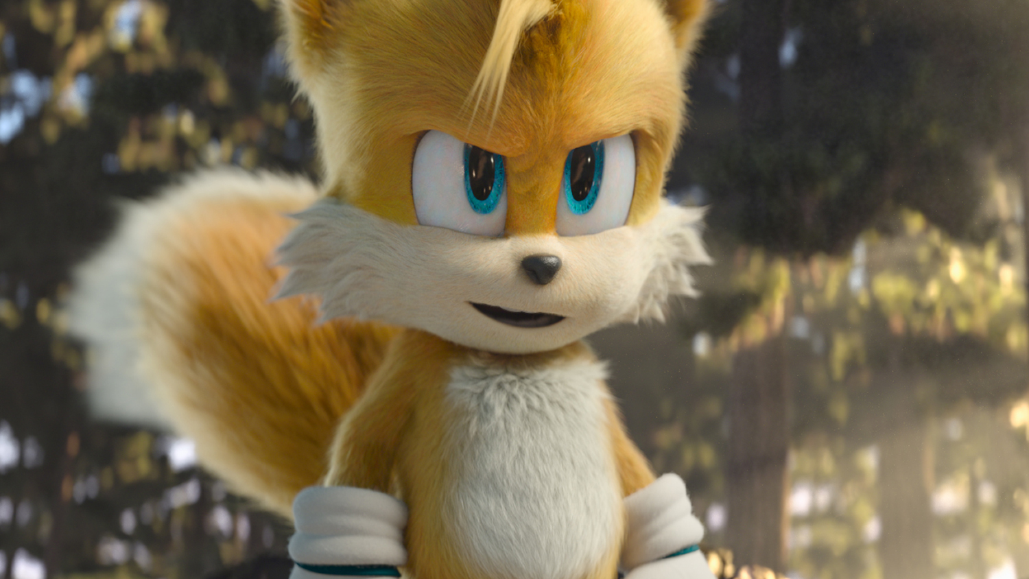 Tails in the Sonic the Hedgehog movie