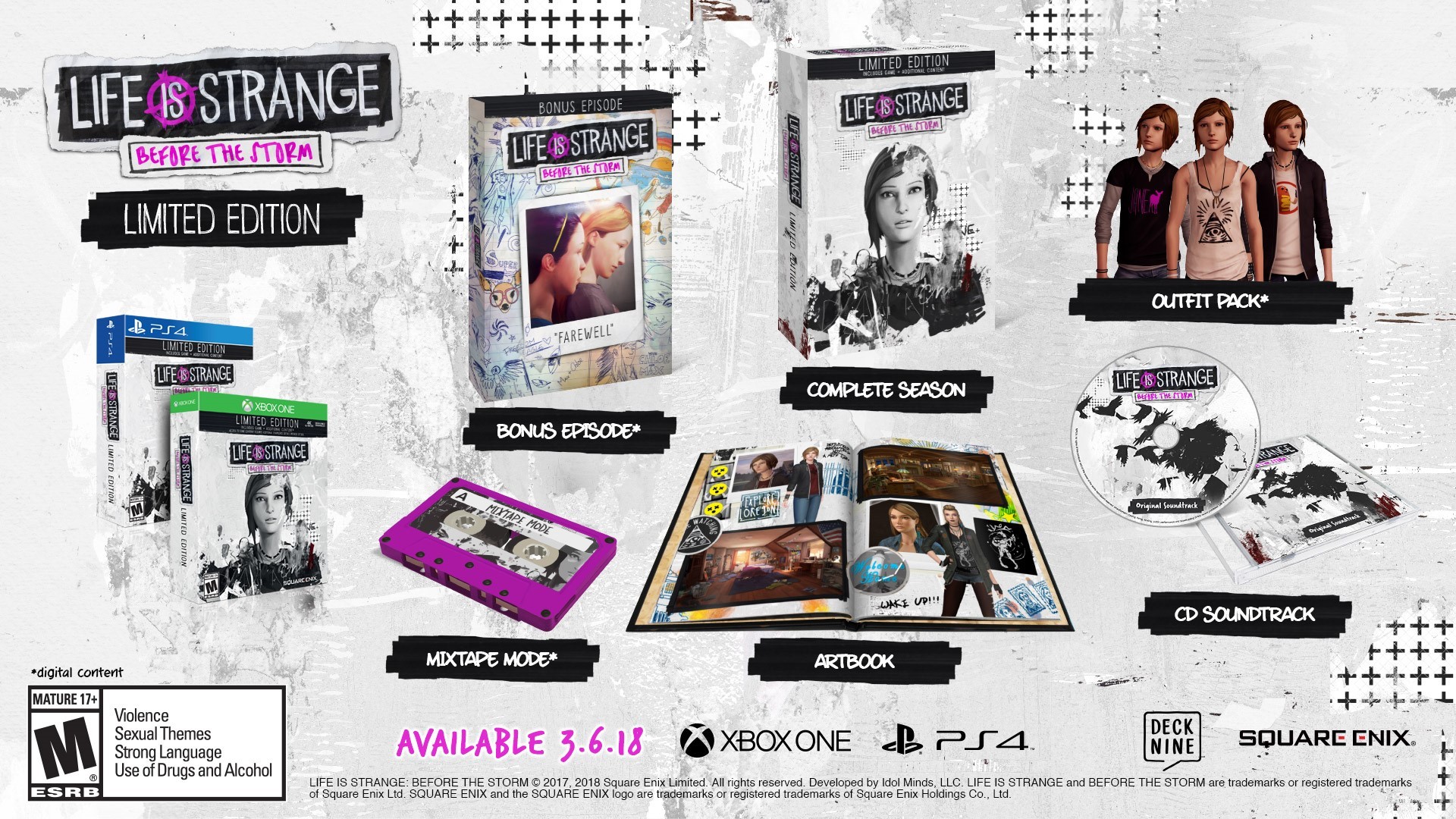 Limited edition перевод. Life is Strange: before the Storm - Farewell. Life is Strange before the Storm Limited Edition. Life is Strange before the Storm Xbox 360. Life is Strange шторм.
