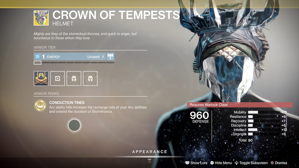 Keep your Stormtrance going by scoring kills with Crown of Tempests.
