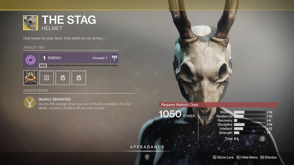 The Stag is great for getting you more healing rifts in dire situations to keep you and your teammates alive.