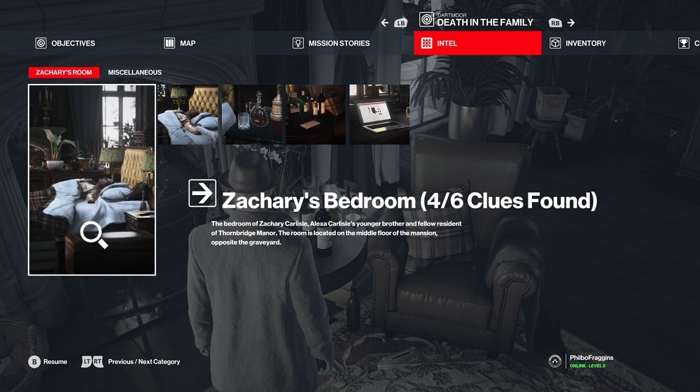 In all cases, you need the evidence found in Zachary's room to kick off your investigation.