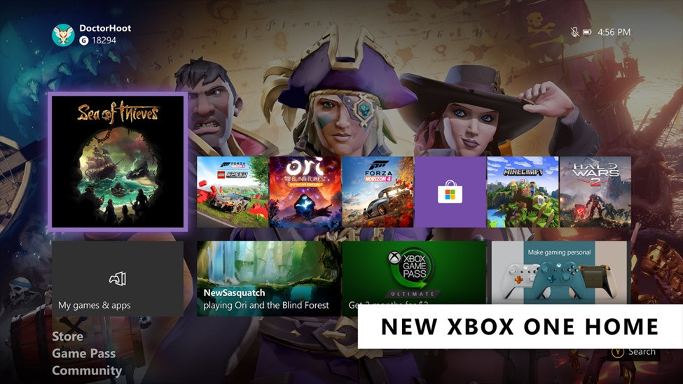 Xbox One dashboard update with simpler UI