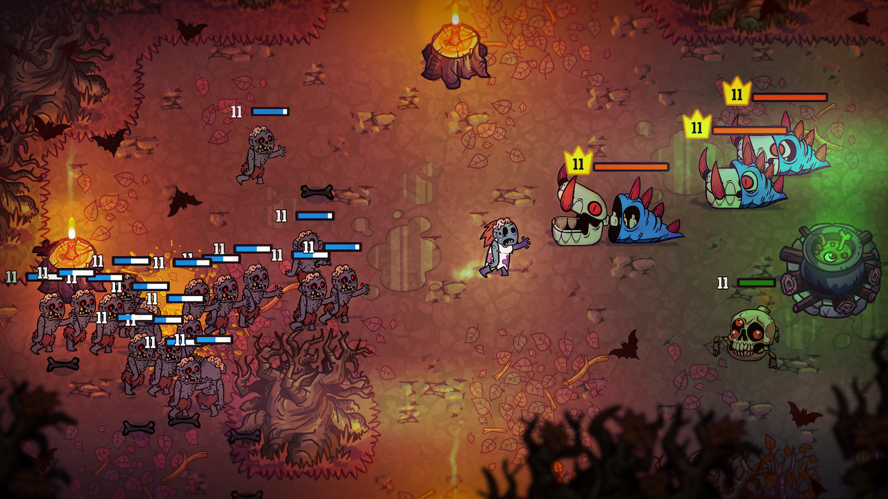 The Zombie form lets you convert defeated enemies into a zombie horde
