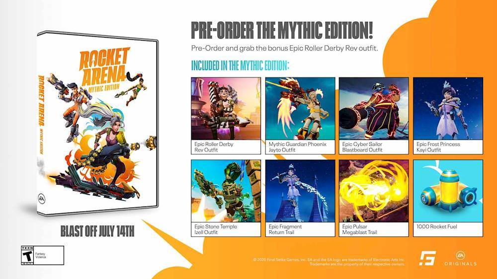 Rocket Arena's Mythic edition sells for $40