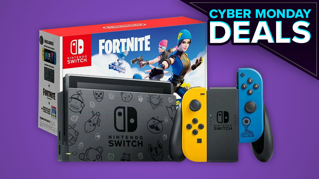 bag flaskehals filosof Nintendo Switch Fortnite Bundle Is Back In Stock At Amazon For Cyber Monday  - GameSpot