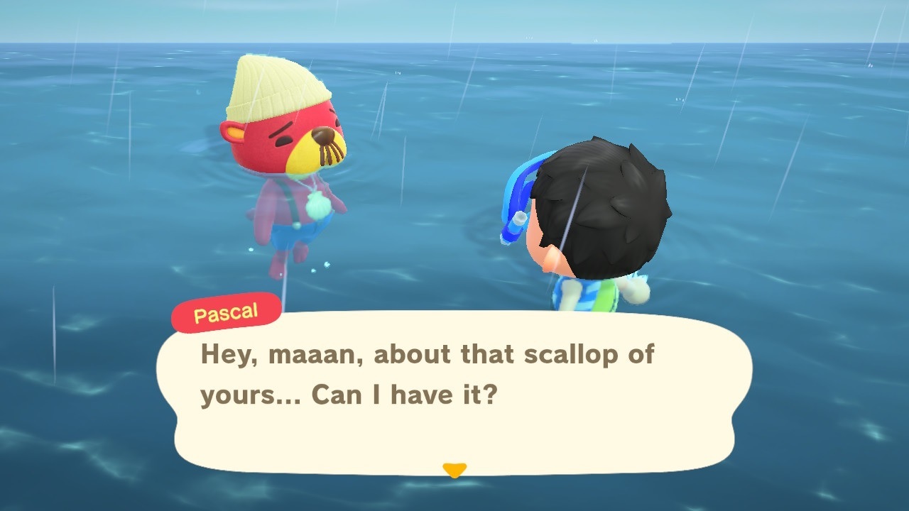 Pascal might give you a pearl in exchange for a scallop.