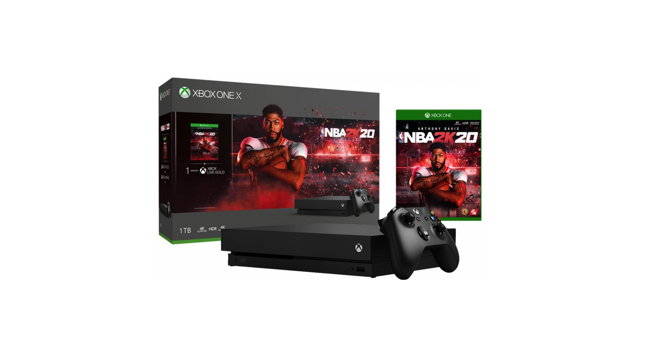 Xbox One X with NBA 2K20 -- $349