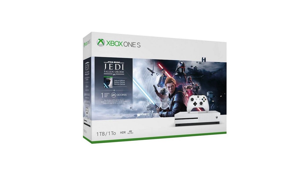 Xbox One S with Star Wars: Jedi Fallen Order -- $213