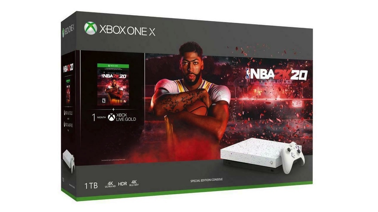 Xbox One X special edition with NBA 2K20 -- $350