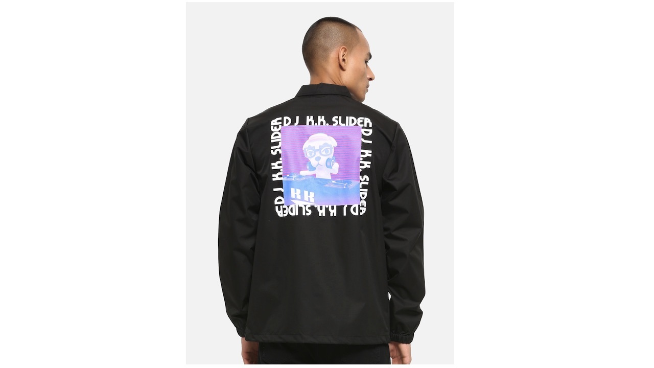 Grab a cool coach's jacket featuring your favorite musician
