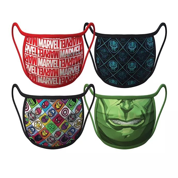 Marvel-themed face masks