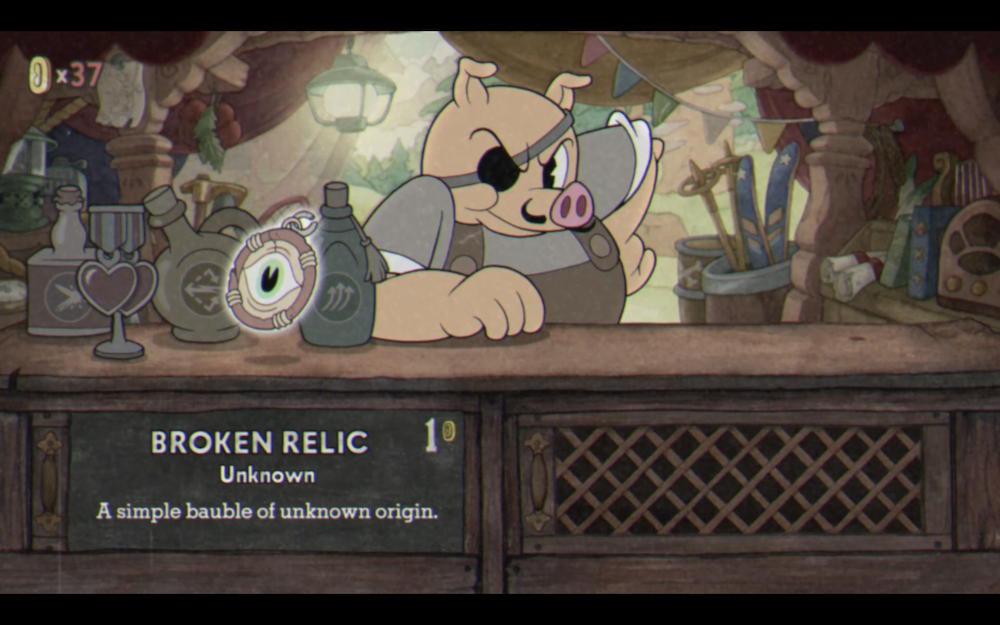 Cuphead DLC Shattered Relic