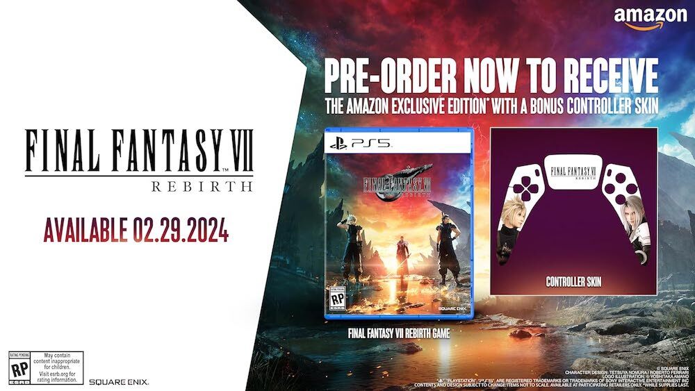 Final Fantasy 7 Rebirth - Amazon preorder bonus