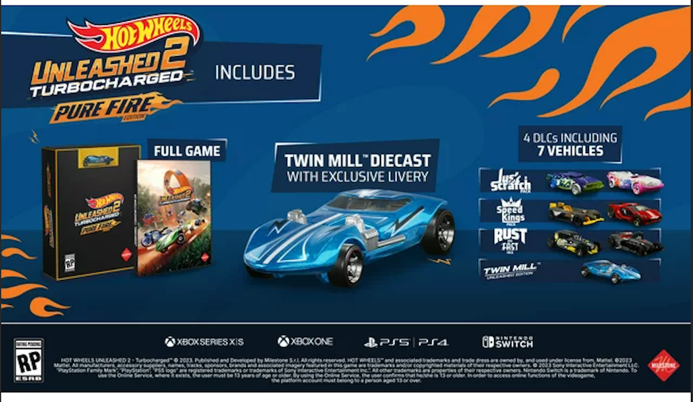 Hot Wheels Unleashed 2 Pure Fire Edition (exklusiv bei Walmart)