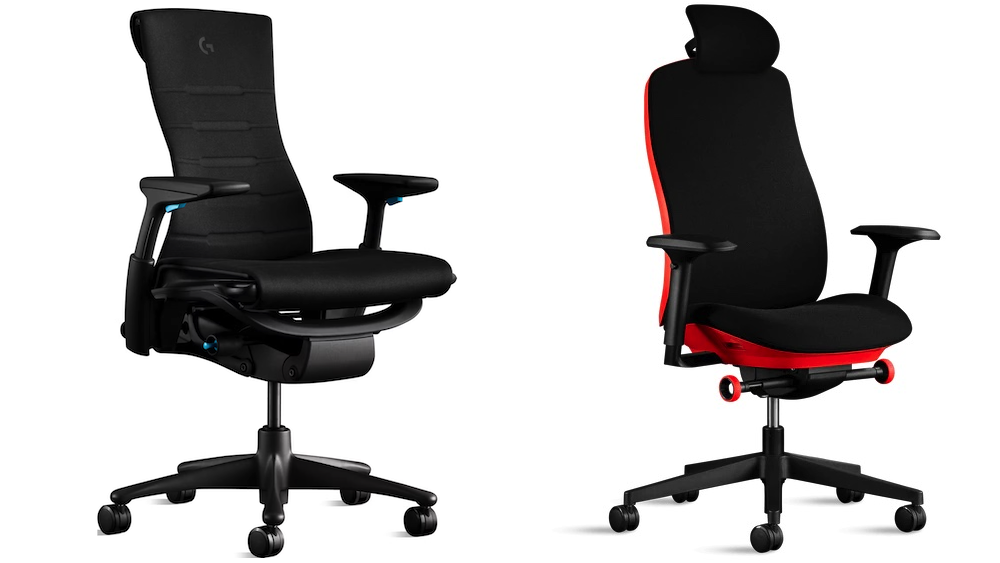 Herman Miller x Logitech G Embody and Vantum gaming chairs