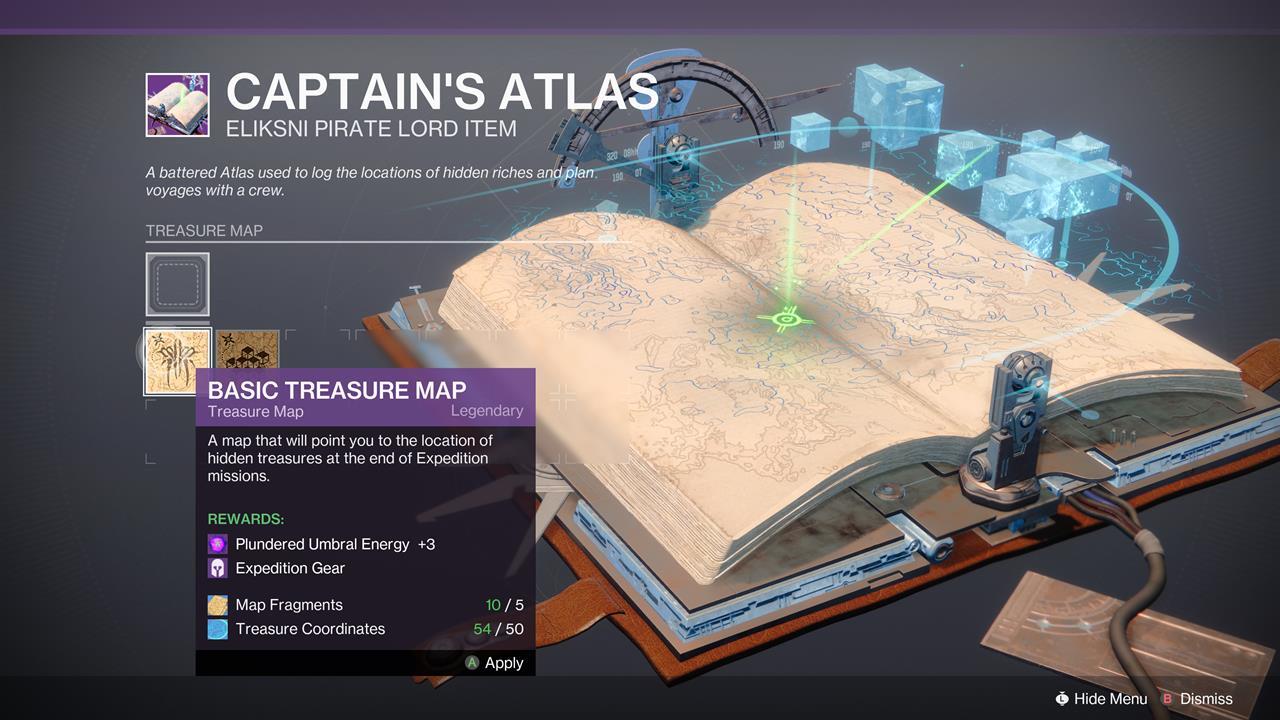 Here's where you can put a Treasure Map together.