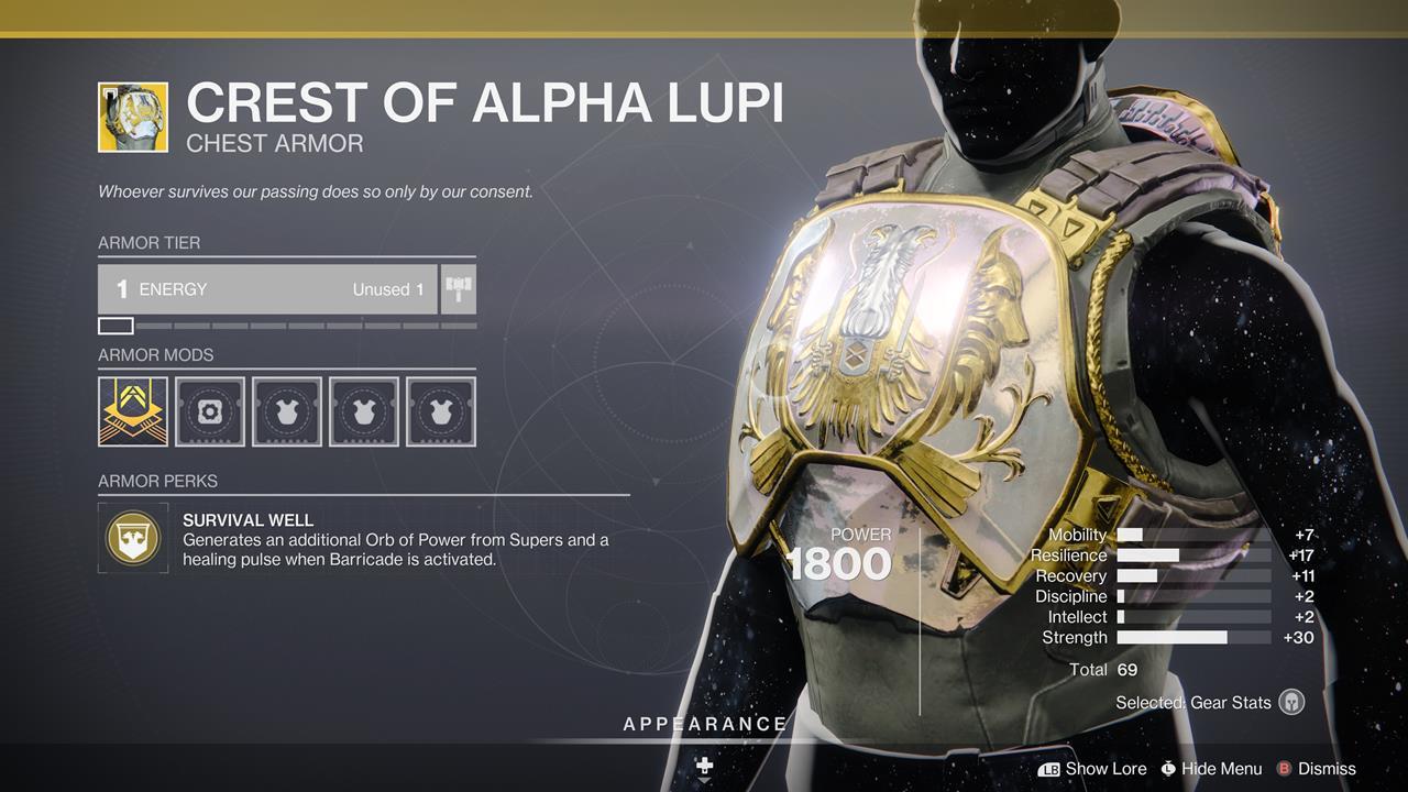 Alpha Lupi Crest