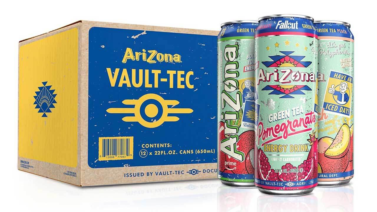 Arizona Fallout Green Tea energy drinks