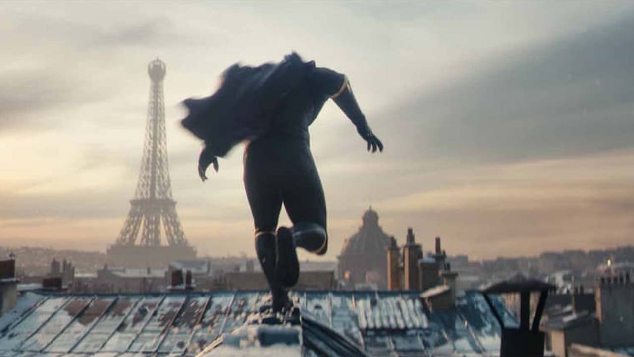 The Black Panther is sticking to the rooftops to avoid fighting Nazi troops.