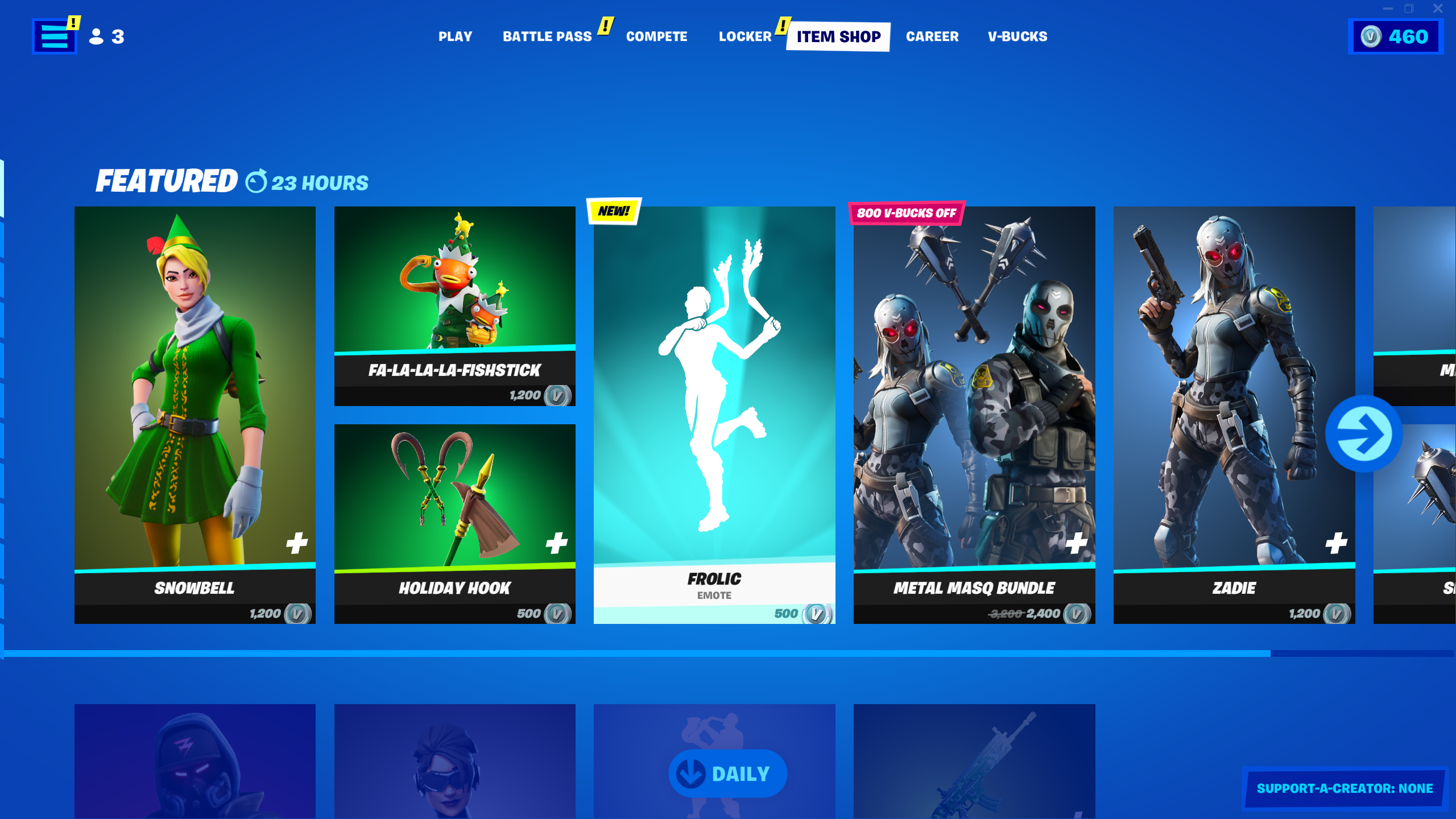 What's In The Fortnite Item Shop Today December 11, 2021 Snowbell